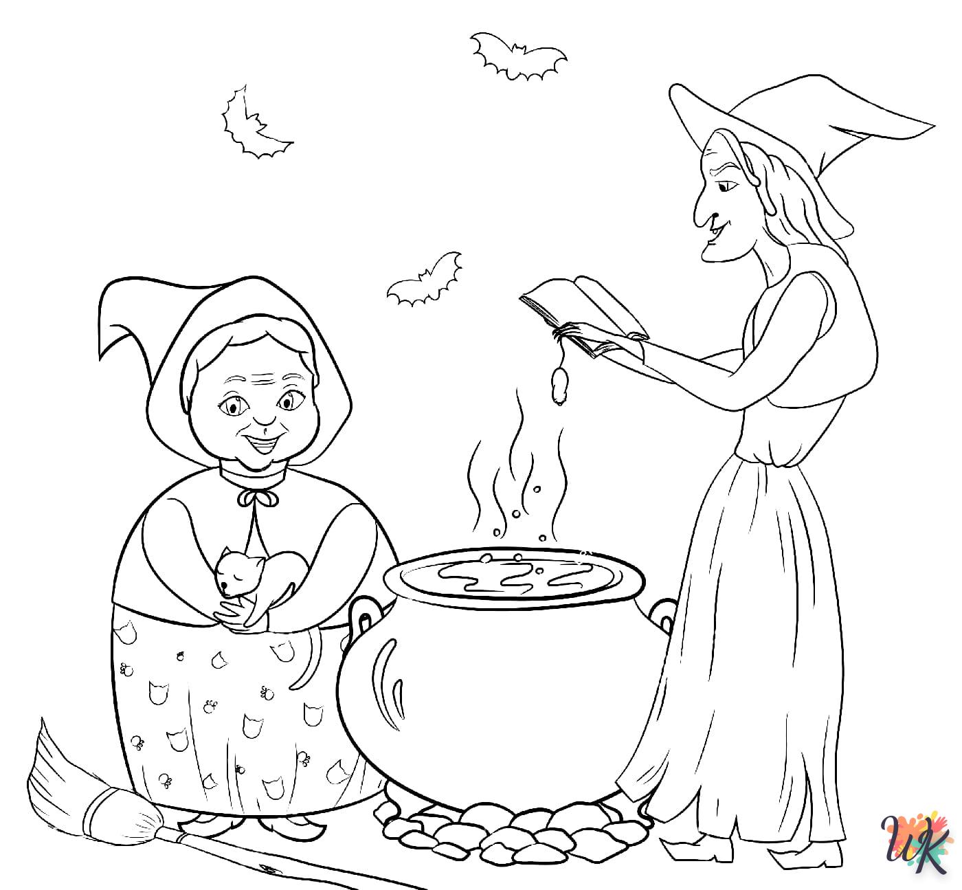 Strega 43 Disegni da Colorare Strega 41